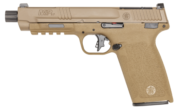 1400497e7 SMITH AND WESSON M&P5.7 OR 5.7X28 5" FDE TB