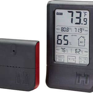 Hornady 95907 Wireless Hygrometer  Touchscreen Black