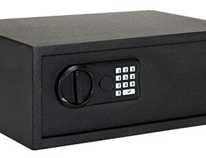 SnapSafe 75435 Keypad Safe  XL Keypad/Key Entry Black Steel 20.50" x 14.80" x 8"