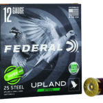 140856 Federal USH122W75 Upland Field & Range Paper Wad 12 Gauge 2.75" 1 oz 7.5 Shot 25 Per Box/ 10 Case