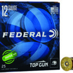 140882 1 Federal TG12W8 Top Gun Paper Wad 12 Gauge 2.75" 1 1/8 oz 8 Shot 25 Per Box/ 10 Case