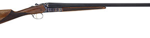 TriStar 38016 Bristol SxS 16 Gauge 2.75" 2rd 28" Blued Chrome Lined Barrel, Oiled Turkish Walnut Fixed English Style Stock