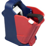 141852 Maglula UP60US LULA Loader & Unloader Double Stack/Single Stack Red/White/Blue Polymer 9mm Luger/ 45 ACP