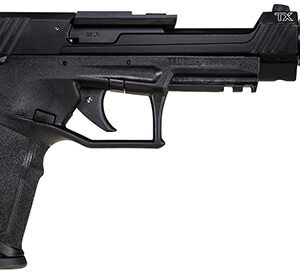 Taurus 1-TX22C151-T TX22 Competition 5.40" 16+1 (3) Black Polymer Frame Black Anodized Ported Aluminum Slide with Optics Mount Aggressive Textured Black Polymer Grip Includes Compensator
