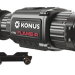 142176 Konus 7952 Flame-R Thermal Rifle Scope Hand Held/Mountable Scope Black 2.5-20x Multi Reticle 256x192 Resolution Zoom Digital 1x/2x/4x/8x