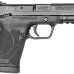 142575 Smith & Wesson 13458 M&P Shield EZ 30 Super Carry 10+1 3.67" Barrel, Black Polymer Frame With Picatinny Acc. Rail, Armornite Stainless Steel Slide, Manual Safety