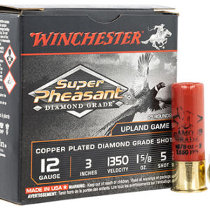 Winchester Ammo SPDG1235 Super Pheasant Diamond Grade 12 Gauge 3" 1 5/8 oz 5 Shot 25 Per Box/ 10 Case