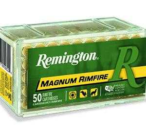 Remington Ammunition 20025 Magnum Rimfire 17 HMR 20 gr Jacketed Soft Point 50 Per Box/ 40 Case