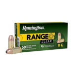 143923 Remington Ammunition 27681 Range 9mm Luger 115 gr Flat Nose Enclosed Base 50 Per Box/ 10 Case