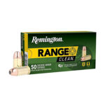 143924 Remington Ammunition 27683 Range Clean 380 ACP 95 gr Flat Nose Enclosed Base 50 Per Box/ 10 Case