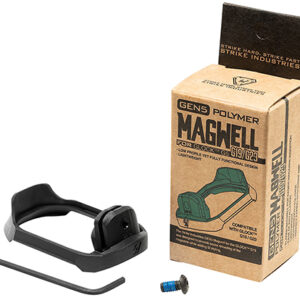 Strike Industries G5MAGWELL19 Flared Magwell  9mm Luger/40 S&W Compatible w/Glock 19/23 Gen5, Black Polymer