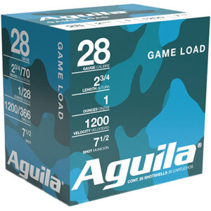 Aguila 1CHB2837 Birdshot Standard Velocity 28 Gauge 2.75" 1 oz 7.5 Shot 25 Per Box/ 10 Case