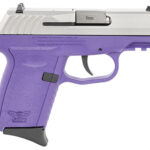 144544 SCCY Industries CPX-2TTPUG3 CPX-2 Gen3 9mm Luger Caliber with 3.10" Barrel, 10+1 Capacity, Purple Finish Picatinny Rail Frame, Serrated Stainless Steel Slide, Polymer Grip & No Manual Thumb Safety