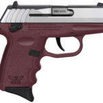 144589 SCCY Industries CPX-4TTCR CPX-4 380 ACP 10+1 2.96" Crimson Red Polymer Serrated SS Slide Finger Grooved Crimson Red Polymer Grip