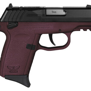 SCCY CPX1CBCRRDRG3 9mm compact pistol black nitride slide crimson red polymer frame
