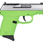 144630 SCCY Industries CPX2TTLGRDRG3 CPX-2 Gen3 RD 9mm Luger 10+1 3.10" Lime Green Polymer w/Picatinny Rail Serrated Stainless Steel Slide Lime Green Polymer Grip