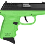 144640 SCCY Industries CPX3CBLGRDRG3 CPX-3 RD 380 ACP 10+1 2.96" Lime Green Polymer/Serrated Black Nitride Stainless Steel Slide/Finger Grooved Lime Green Polymer Grip