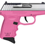 144643 SCCY Industries CPX3TTPKRDRG3 CPX-3 RD 380 ACP 10+1 2.96" Pink Polymer/Serrated Stainless Steel Slide/Finger Grooved Pink Polymer Grip