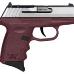 144649 SCCY Industries CPX3TTCRRDRG3 CPX-3 RD 380 ACP 10+1 2.96" Crimson Red Polymer/Serrated Stainless Steel Slide/Finger Grooved Crimson Red Polymer Grip