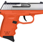 144651 SCCY Industries CPX3TTORRDRG3 CPX-3 RD 380 ACP 10+1 2.96" Orange Polymer/Serrated Stainless Steel Slide/Finger Grooved Orange Polymer Grip