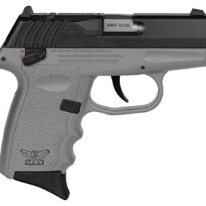 SCCY CPX-4 .380 ACP pistol in sniper gray polymer frame with black slide