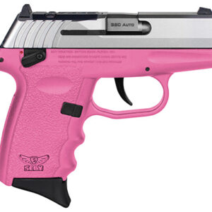 SCCY CPX-4 .380 ACP pink frame stainless slide red-dot ready pistol