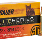 145235 Sig Sauer E223V220 Elite Hunting Varmint & Predator 223 Rem 55 gr Extreme Expansion Tip 20 Per Box/ 10 Case