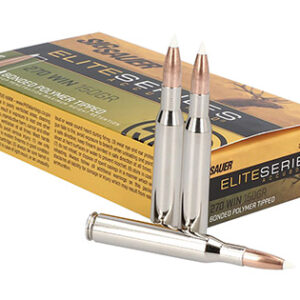 Sig Sauer E270AB15020 Elite Hunting  270 Win 150 gr Nosler AccuBond 20 Per Box/ 10 Case