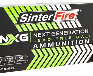 SinterFire Inc SF40125NXG Next Generation (NXG)  40 S&W 125 gr Lead Free Ball 50 Per Box/ 20 Case