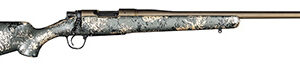 Christensen Arms Mesa FFT .308 20-inch Burnt Bronze Cerakote rifle with green/black/tan FFT carbon stock