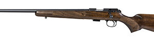 CZ-USA 457 American .22 LR left-hand bolt-action rifle Turkish walnut stock