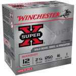 147599 Winchester Ammo XB121VP25 Super X 12 Gauge 2.75" 16 Pellets 1 Buck Shot 25 Bx/ 10 Case Value Pack