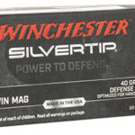 147600 Winchester Ammo W22MST Silvertip 22 Mag 40 gr Silvertip Hollow Point 50 Per Box/ 20 Case