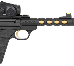 Browning Buck Mark Vision .22 LR pistol with Vortex Crossfire red dot and threaded barrel