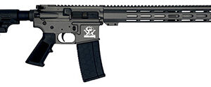 Great Lakes GL15 223 Wylde 16-inch stainless barrel tungsten gray AR-style rifle with 15-inch M-LOK handguard