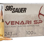 148643 Sig Sauer V243SP10020 Venari 243 Win 100 gr Soft Point 20 Per Box/ 10 Case