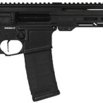 148707 CMMG 55A938F-AB Dissent 5.56x45mm NATO 30+1 6.50", Black Cerakote Rec, OEM Grip, Picatinny Buffer Adapter