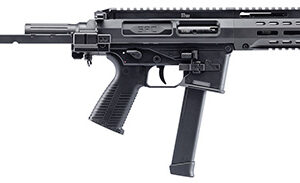 B&T SPC9 9mm 9.10" threaded barrel black polymer grip tele-brace adapter