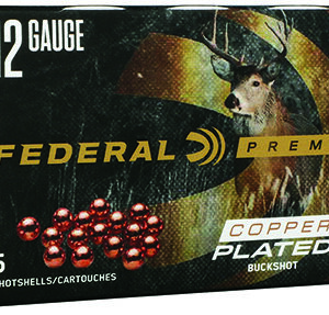 Federal P1541B Premium Max Buck 12 Gauge 2.75" 1 Buck Shot 16 Pellets 5 Per Box/ 50 Case