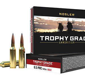 Nosler 61232 Trophy Grade Long-Range 6.5 PRC 142 gr Nosler Spitzer AccuBond Long Range 20 Per Box/ 10 Case