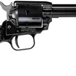 149657 Heritage Mfg RR22MB4PG Rough Rider 22 LR/22 WMR 6 Shot, 4.75" Black Steel Barrel, Black Cerakote Zinc Alloy Frame, Black Cerakote Cylinder, Black Polymer Grip, Hammer/Thumb Safety, Exposed Hammer