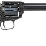 149658 Heritage Mfg RR22MB6PG Rough Rider 22 LR/22 WMR 6 Shot, 6.50" Black Steel Barrel, Black Cerakote Zinc Alloy Frame, Black Cerakote Cylinder, Black Polymer Grip, Hammer/Thumb Safety, Exposed Hammer