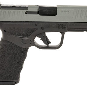 Springfield Armory Hellcat Pro 9mm pistol with Platinum Gray optic-ready slide and black polymer frame