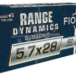 150216 Fiocchi 57SUB62 Range Dynamics Subsonic 5.7x28mm 62 gr Full Metal Jacket 50 Per Box/ 10 Case