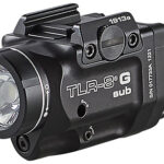 150354 Streamlight 69438 TRL-8 G Sub Gun Light with Green Laser Black Anodized 500 Lumens White LED 1913 Short Rail Pistol