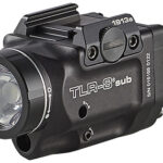 150358 Streamlight 69418 TLR-8 Sub Gun Light with Red Laser Black Anodized 500 Lumens White LED 1913 Short Railed Pistol