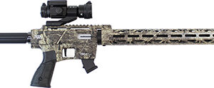 Rock Island Armory TM22 .22 LR rifle in Realtree Timber with optic