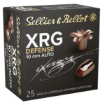 150580 Sellier & Bellot SB10XA XRG Defense 10mm Auto 130 gr Solid Copper Hollow Point 25 Per Box/ 40 Case