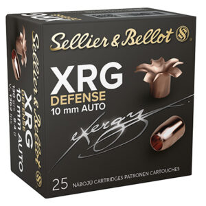Sellier & Bellot SB10XA XRG Defense 10mm Auto 130 gr Solid Copper Hollow Point 25 Per Box/ 40 Case
