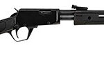 151220 Rossi Gallery Pump 22 WMR 12+1 20", Black, Polished Steel Barrel/Rec, Synthetic Stock, Fiber Optic Sights